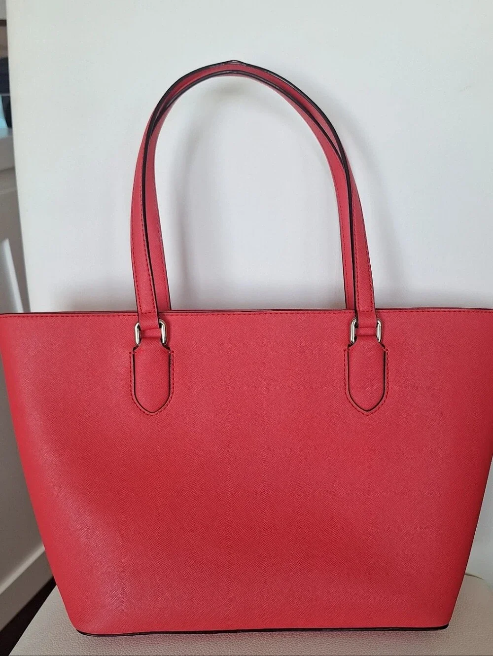 Kate Spade Hot Pink Leather Tote EUC